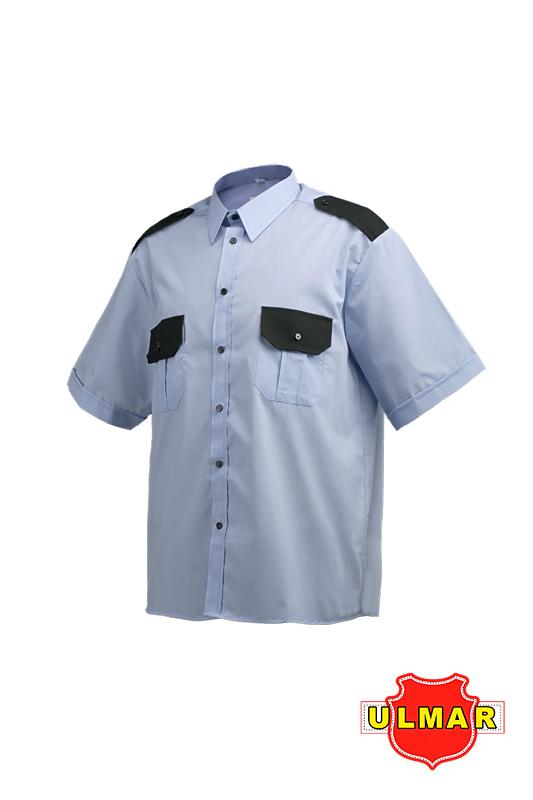 Koszula mundurowa (służbowa niebieska z krótkimi rękawami)